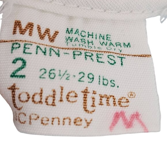 Vtg JC Penney Dress Baby Blue Girls 24M Toddle Time Dainty Pretty Formal Lace - Picture 10 of 16